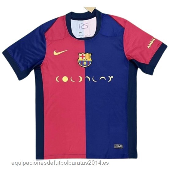 Nuevo Tailandia 1ª Camiseta Barcelona 24/25 Azul II Rojo Baratas